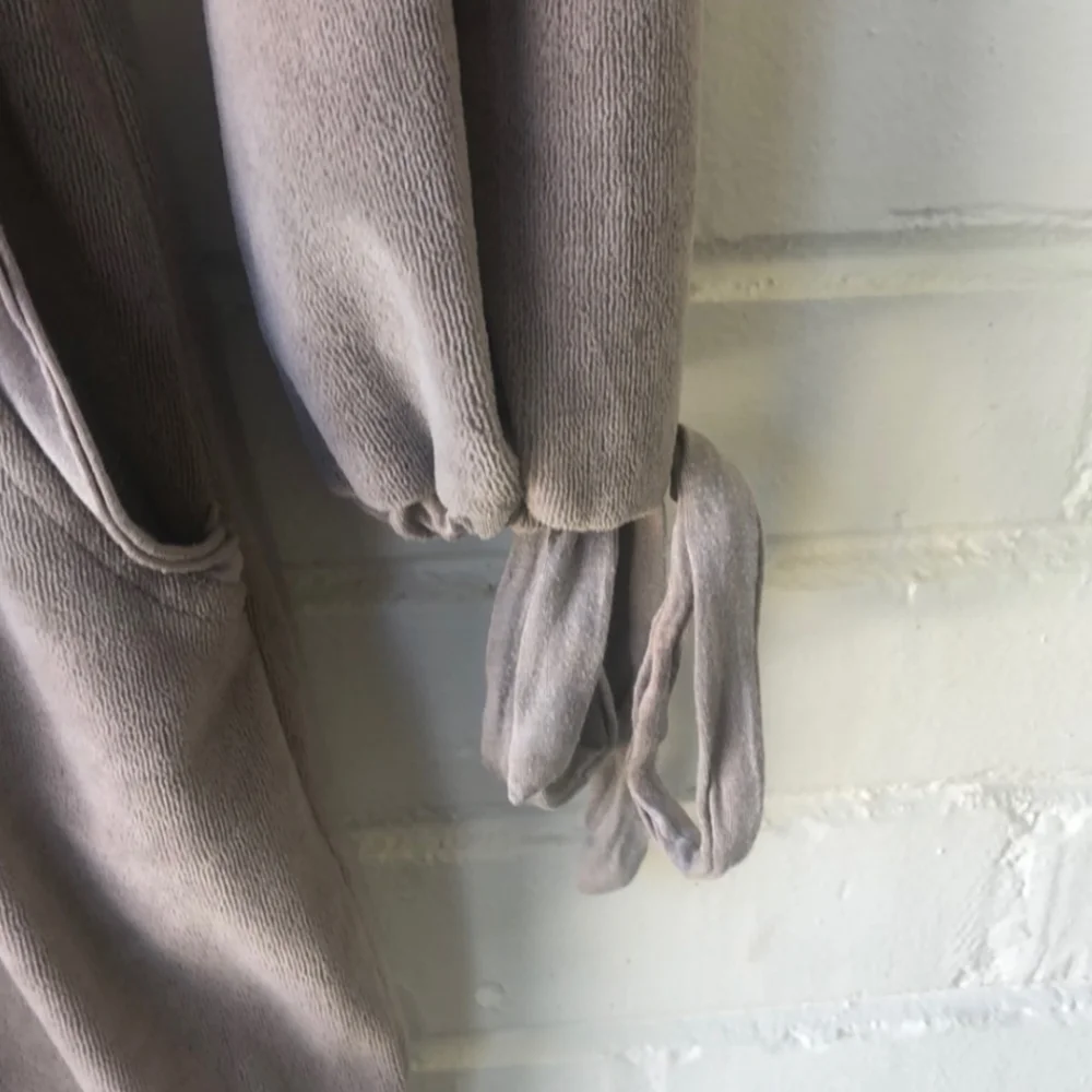 Lavender Gray Velour Lounge Jumpsuit XS - Young Fabulous Broke